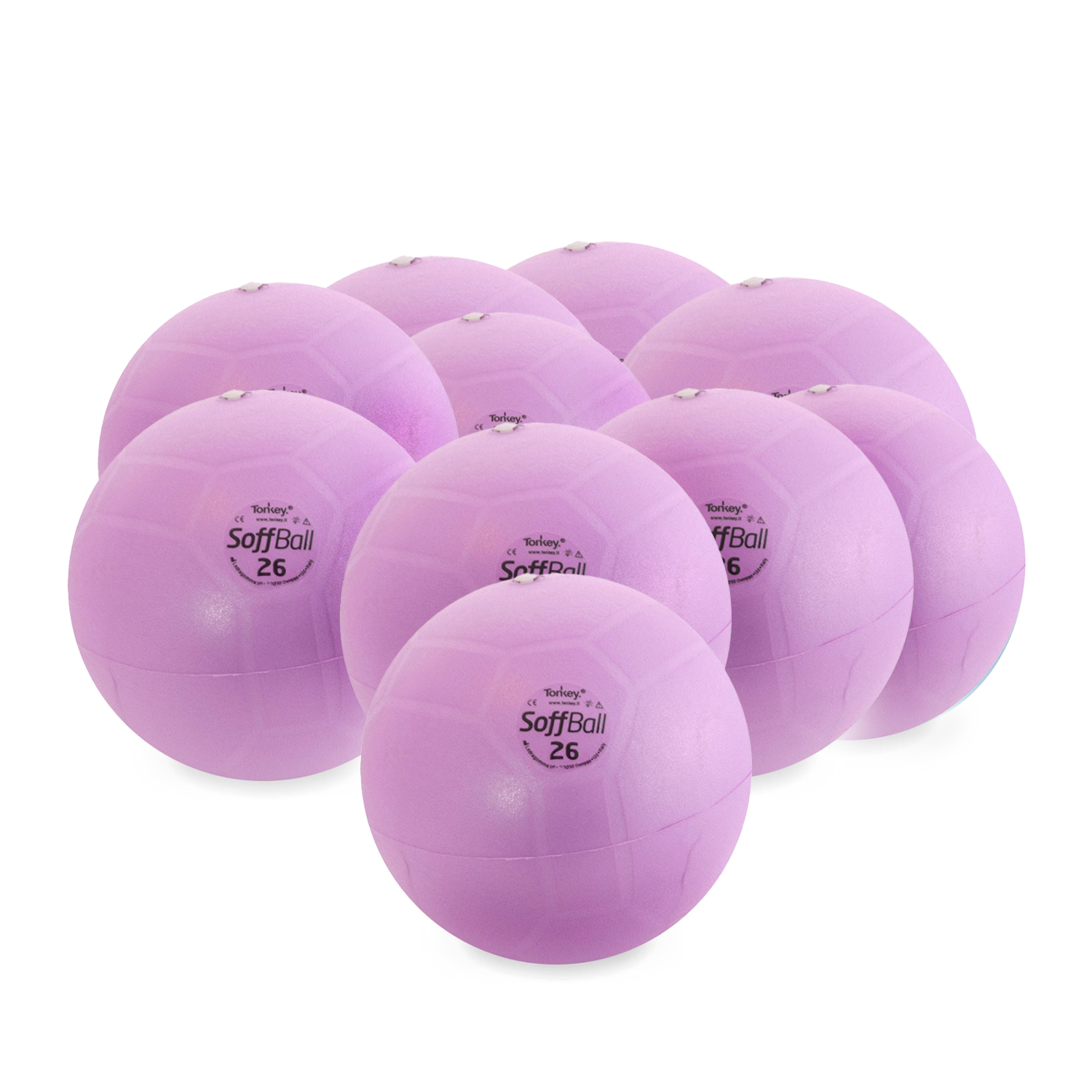 10 Pezzi Soffbälle MAXAFE 26cm Ø - lila 10 Pezzi Soffbälle MAXAFE 26cm Ø - lila - Image 1