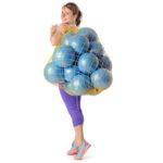 16 Togu Redondo® Bälle 22cm mit Ballnetz