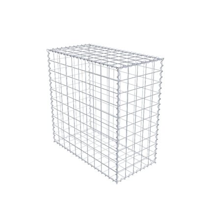 2er Set Gabionen 100 cm x 100 cm x 50 cm (L x H x T), Maschenweite 10 x 10 cm, Spirale