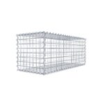 2er Set Gabionen 100 cm x 40 cm x 40 cm (L x H x T), Maschenweite 5 x 5 cm, Spirale