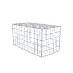 2er Set Gabionen 100 cm x 50 cm x 50 cm (L x H x T), Maschenweite 10 x 10 cm, Spirale