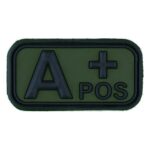 3D Blutgruppenpatch – Zubehör – Modell 4156 | Outdoor Militär Tactical Gear