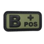 3D Patch Blutgruppe – Einsatz & Daypacks – Modell 7659 | Outdoor Militär Tactical Gear