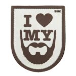 3D Patch I love my Beard – Zubehör – Modell 5778 | Outdoor Militär Tactical Gear
