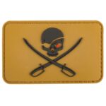 3D Patch Skull with Swords – Zubehör – Modell 6631 | Outdoor Militär Tactical Gear