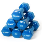 6x Oliver Vinyl Hantel zu je 3.0 kg