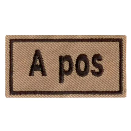 Abzeichen Bloodpatch A pos – Zubehör – Modell 7221 | Outdoor Militär Tactical Gear