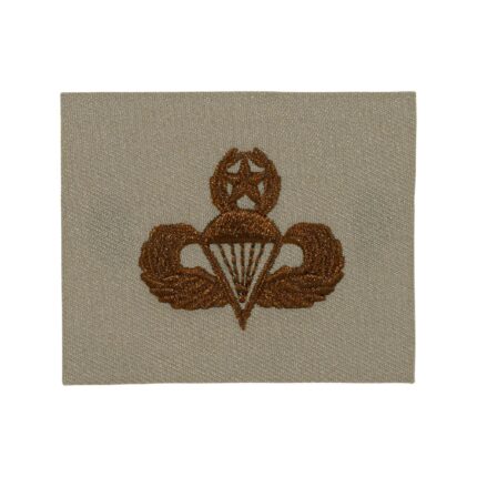 Abzeichen US Master Parachutist Textil desert – Zubehör | Outdoor Militär Tactical Gear