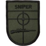 Abzeichen US Textil Sniper oliv – Zubehör | Outdoor Militär Tactical Gear