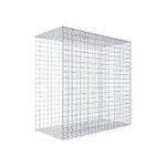 Anbaugabione Typ 2 100 cm x 100 cm x 50 cm (L x H x T), Maschenweite 5 cm x 5 cm, Spirale