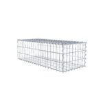 Anbaugabione Typ 2 100 cm x 30 cm x 40 cm (L x H x T), Maschenweite 5 cm x 10 cm, Spirale