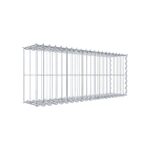 Anbaugabione Typ 2 100 cm x 40 cm x 20 cm (L x H x T), Maschenweite 5 cm x 20 cm, Spirale