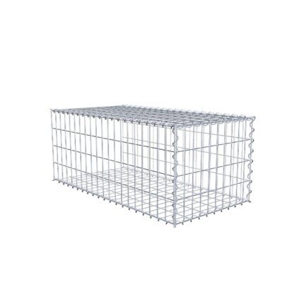 Anbaugabione Typ 2 100 cm x 40 cm x 50 cm (L x H x T), Maschenweite 5 cm x 10 cm, Spirale