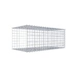 Anbaugabione Typ 2 100 cm x 40 cm x 50 cm (L x H x T), Maschenweite 5 cm x 5 cm, Spirale