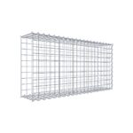 Anbaugabione Typ 2 100 cm x 50 cm x 20 cm (L x H x T), Maschenweite 5 cm x 5 cm, Spirale