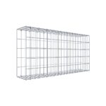 Anbaugabione Typ 2 100 cm x 50 cm x 20 cm, Maschenweite 5 cm x 10 cm, C-Ring