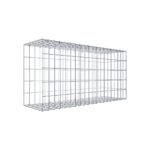 Anbaugabione Typ 2 100 cm x 50 cm x 30 cm, Maschenweite 5 cm x 10 cm, C-Ring