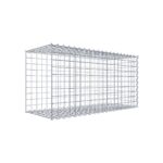 Anbaugabione Typ 2 100 cm x 50 cm x 40 cm (L x H x T), Maschenweite 5 cm x 5 cm, Spirale