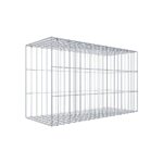 Anbaugabione Typ 2 100 cm x 60 cm x 40 cm (L x H x T), Maschenweite 5 cm x 20 cm, C-Ring