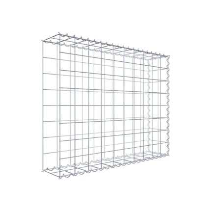 Anbaugabione Typ 2 100 cm x 80 cm x 20 cm (L x H x T), Maschenweite 10 cm x 10 cm, Spirale