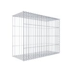 Anbaugabione Typ 2 100 cm x 80 cm x 40 cm (L x H x T), Maschenweite 5 cm x 20 cm, Spirale