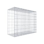 Anbaugabione Typ 2 100 cm x 80 cm x 40 cm, Maschenweite 5 cm x 10 cm, C-Ring