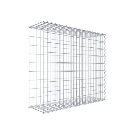 Anbaugabione Typ 2 100 cm x 90 cm x 30 cm (L x H x T), Maschenweite 5 cm x 10 cm, Spirale