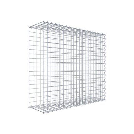 Anbaugabione Typ 2 100 cm x 90 cm x 30 cm (L x H x T), Maschenweite 5 cm x 5 cm, Spirale