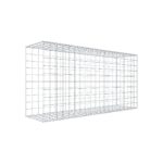 Anbaugabione Typ 2 200 cm x 100 cm x 50 cm (L x H x T), Maschenweite 10 cm x 10 cm, Spirale