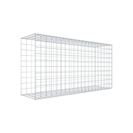 Anbaugabione Typ 2 200 cm x 100 cm x 50 cm (L x H x T), Maschenweite 10 cm x 10 cm, Spirale