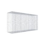 Anbaugabione Typ 2 200 cm x 100 cm x 50 cm (L x H x T), Maschenweite 5 cm x 5 cm, C-Ring