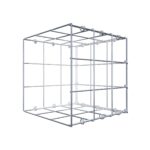 Anbaugabione Typ 2 30 cm x 30 cm x 30 cm (L x H x T), Maschenweite 10 cm x 10 cm, C-Ring