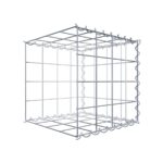 Anbaugabione Typ 2 40 cm x 40 cm x 40 cm (L x H x T), Maschenweite 10 cm x 10 cm, Spirale