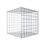 Anbaugabione Typ 2 40 cm x 40 cm x 40 cm (L x H x T), Maschenweite 5 cm x 5 cm, Spirale