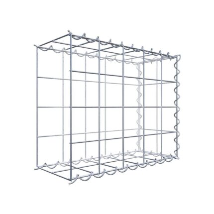 Anbaugabione Typ 2 50 cm x 40 cm x 20 cm (L x H x T), Maschenweite 10 cm x 10 cm, Spirale