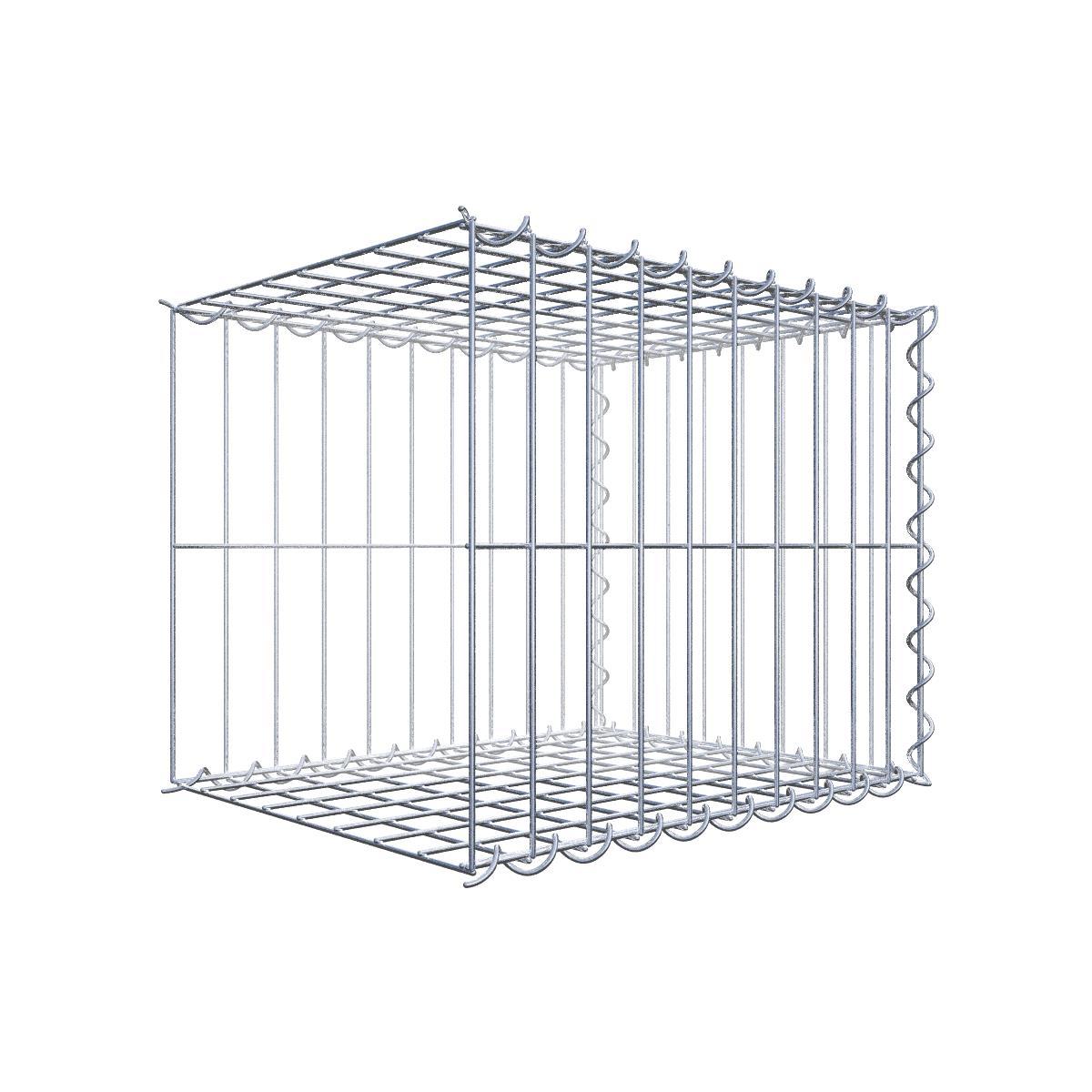 Anbaugabione Typ 2 50 cm x 40 cm x 40 cm (L x H x T), Maschenweite 5 cm x 20 cm, Spirale