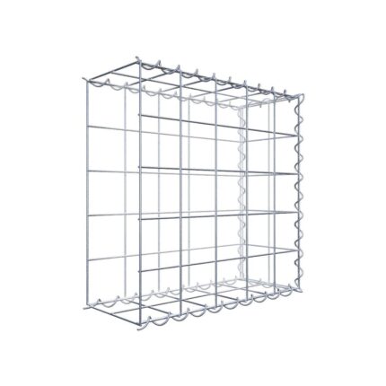 Anbaugabione Typ 2 50 cm x 50 cm x 20 cm (L x H x T), Maschenweite 10 cm x 10 cm, Spirale