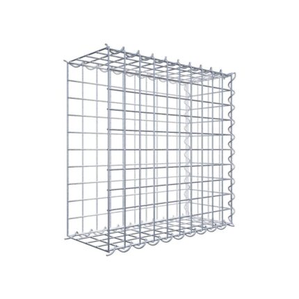 Anbaugabione Typ 2 50 cm x 50 cm x 20 cm (L x H x T), Maschenweite 5 cm x 5 cm, Spirale