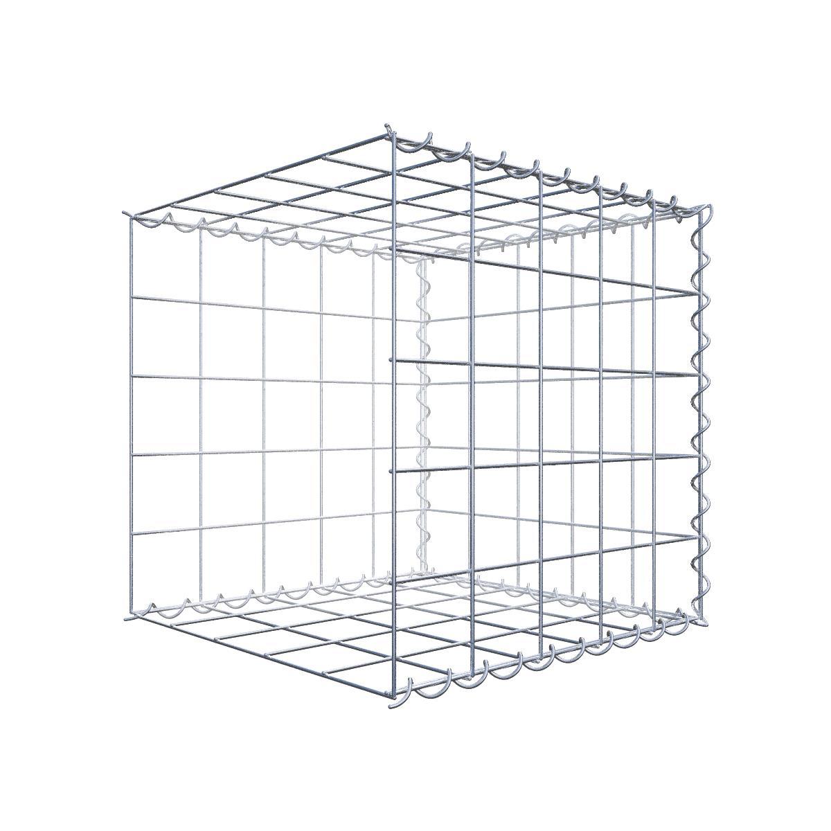 Anbaugabione Typ 2 50 cm x 50 cm x 50 cm (L x H x T), Maschenweite 10 cm x 10 cm, Spirale