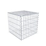 Anbaugabione Typ 2 50 cm x 50 cm x 50 cm (L x H x T), Maschenweite 5 cm x 10 cm, Spirale