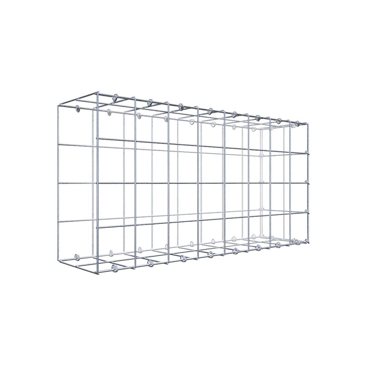 Anbaugabione Typ 2 80 cm x 40 cm x 20 cm (L x H x T), Maschenweite 10 cm x 10 cm, C-Ring