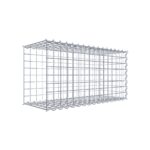 Anbaugabione Typ 2 80 cm x 40 cm x 30 cm (L x H x T), Maschenweite 5 cm x 5 cm, Spirale