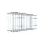 Anbaugabione Typ 2 80 cm x 40 cm x 30 cm, Maschenweite 5 cm x 10 cm, C-Ring