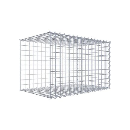 Anbaugabione Typ 2 80 cm x 50 cm x 50 cm (L x H x T), Maschenweite 5 cm x 5 cm, Spirale