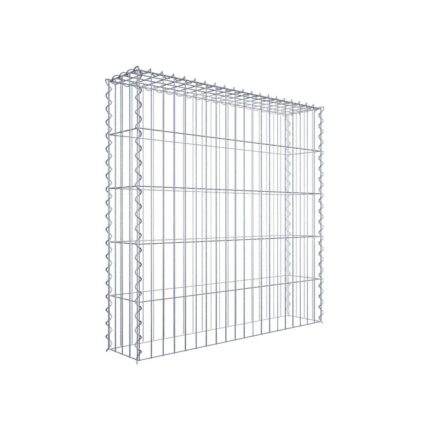 Anbaugabione Typ 3 100 cm x 100 cm x 20 cm (L x H x T), Maschenweite 5 cm x 20 cm, Spirale