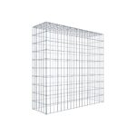 Anbaugabione Typ 3 100 cm x 100 cm x 30 cm (L x H x T), Maschenweite 5 cm x 10 cm, C-Ring