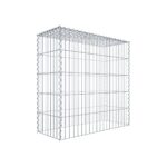 Anbaugabione Typ 3 100 cm x 100 cm x 40 cm (L x H x T), Maschenweite 5 cm x 20 cm, Spirale