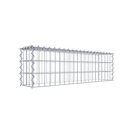 Anbaugabione Typ 3 100 cm x 30 cm x 20 cm (L x H x T), Maschenweite 5 cm x 10 cm, Spirale