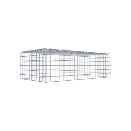 Anbaugabione Typ 3 100 cm x 30 cm x 50 cm (L x H x T), Maschenweite 5 cm x 5 cm, C-Ring