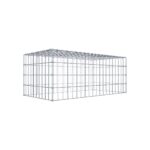 Anbaugabione Typ 3 100 cm x 40 cm x 50 cm (L x H x T), Maschenweite 5 cm x 10 cm, C-Ring